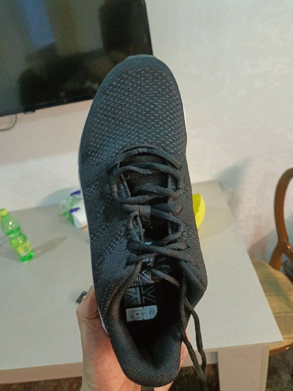 Черные кроссовки мужские 44 размер UK 9.5 3