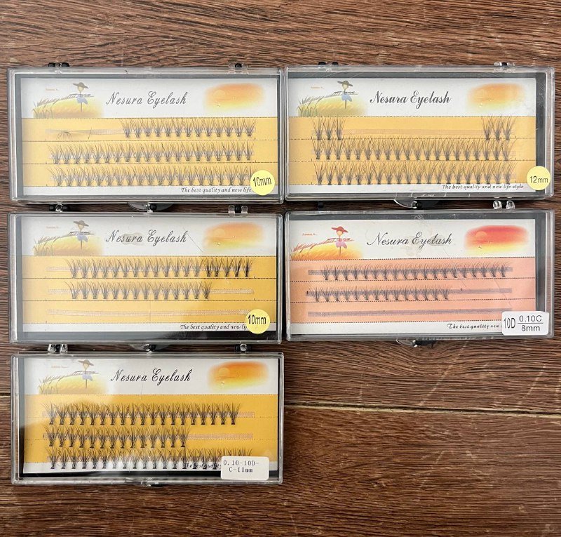 Пучки и накладные ресницы