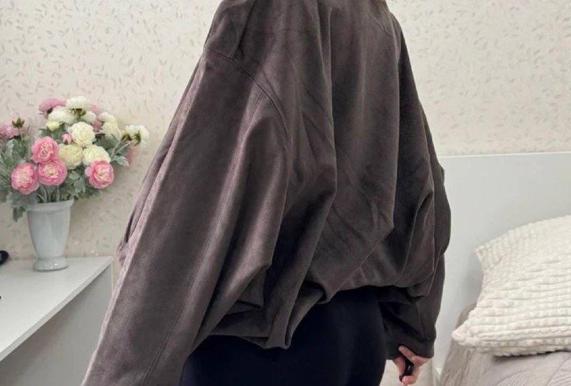 Бомпер замшевый женский куртка