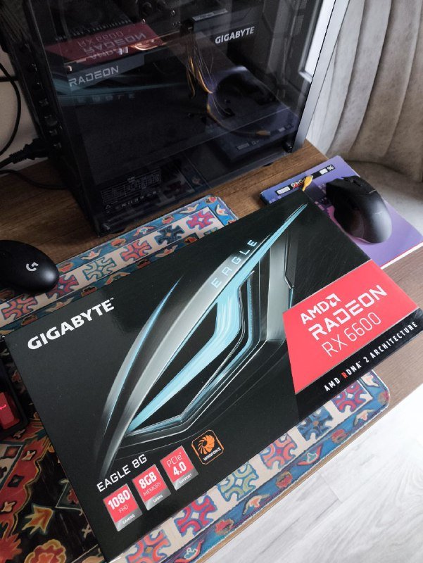 Видеокарта AMD Radeon RX 6600 Gigabyte Eagle 8GB 3