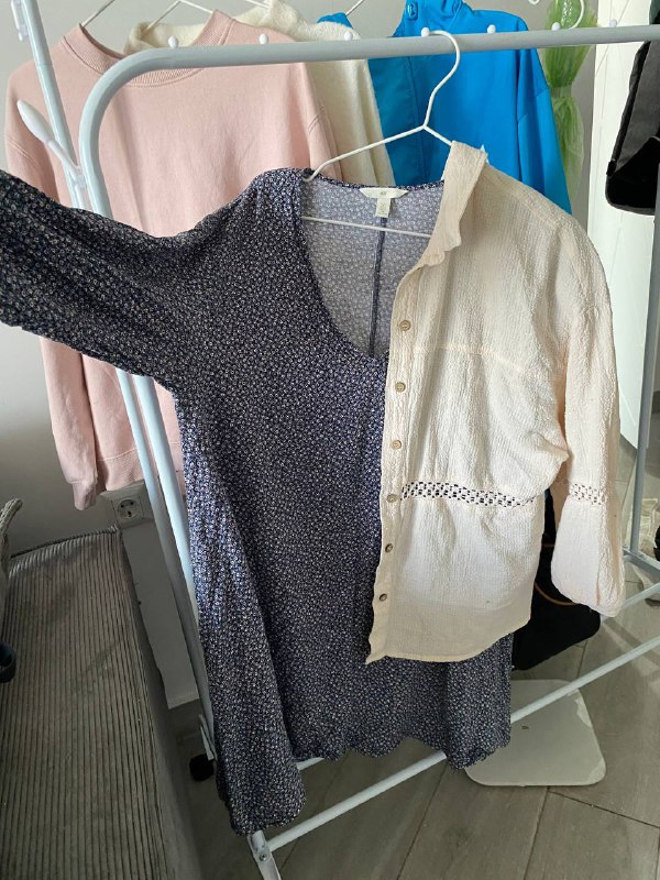 Платье H&M, рубашка befree 4