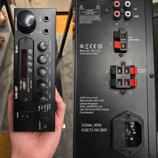 qtx KAD-2BT усилитель с кабелем питания
