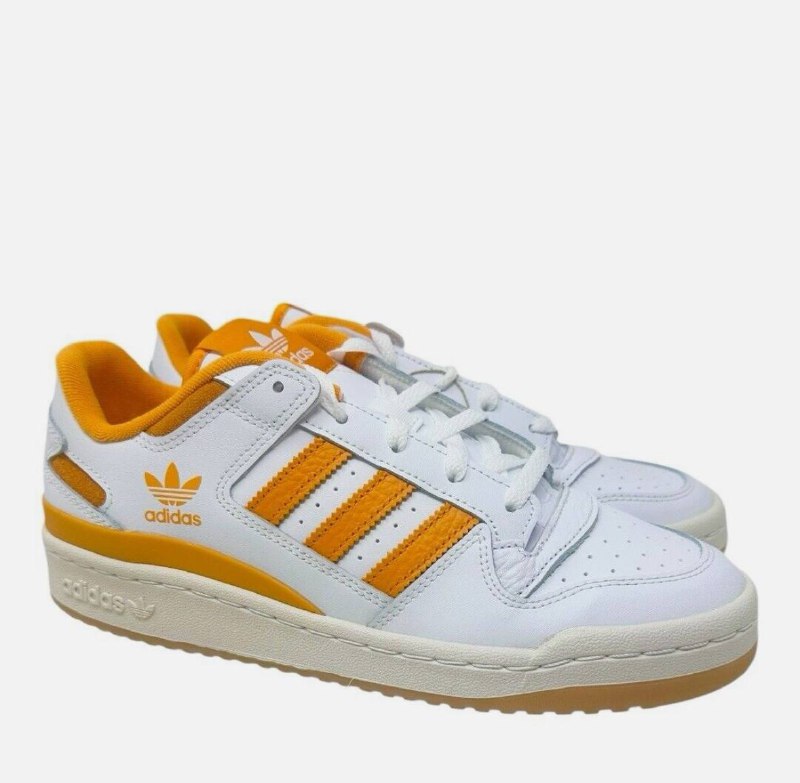 Кроссовки FORUM LOW CL SHOES оранжевые белые 3