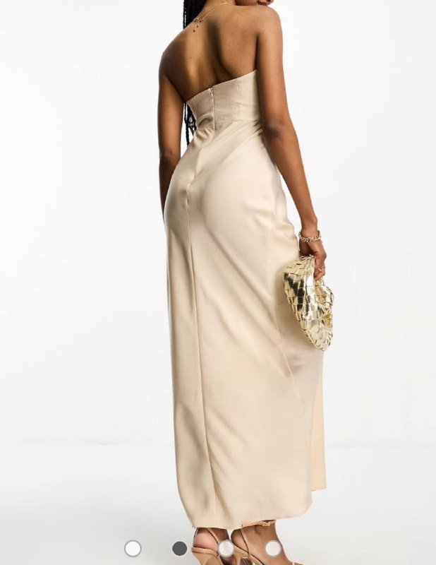 Платье ASOS DESIGN, Сатиновое миди-платье 2