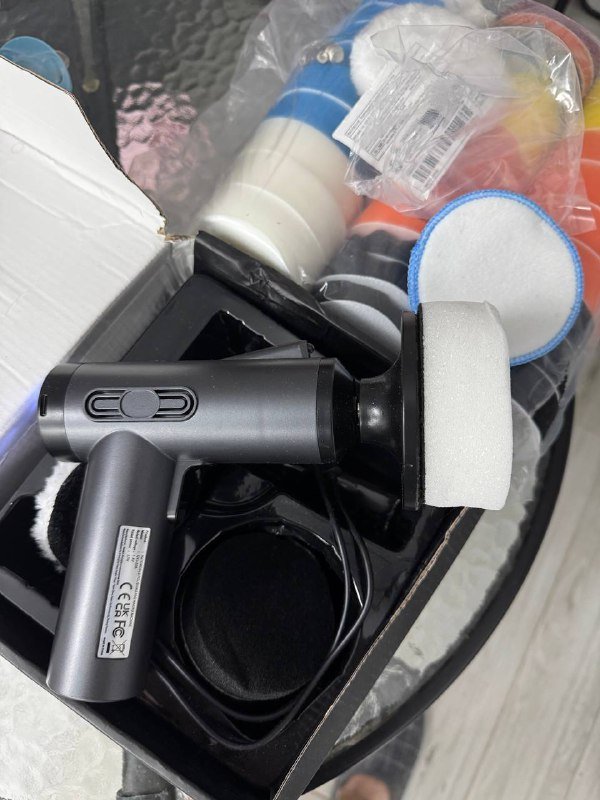 Полировочная машинка с дополнительными падами 2