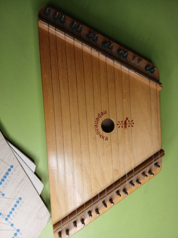 Гусли перепелочка с нотами