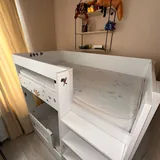 Детская двухъярусная кровать, матрасы 3
