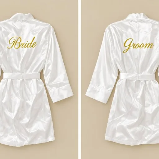 Халаты Bride и Groom