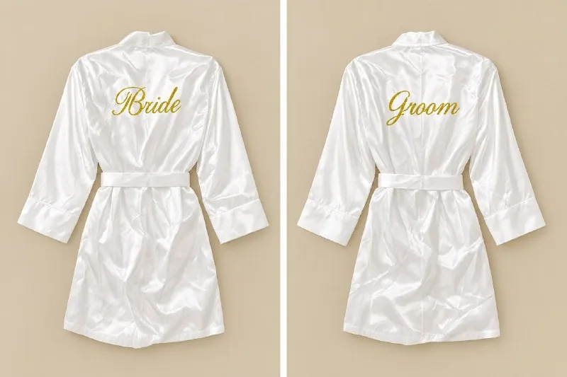 Халаты Bride и Groom