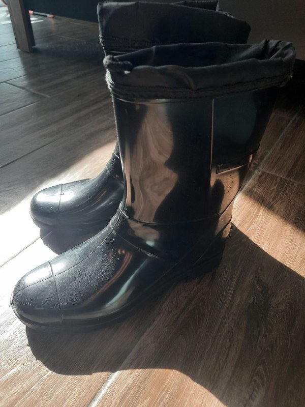 резиновые сапоги с внутренним носком 41 размер