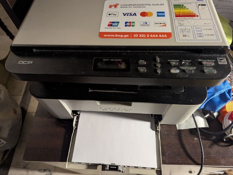 Принтер МФУ Brother, новый картридж запасной 3