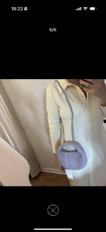 Кожаная сумочка ARKET Rounded mini (moon) bag 5