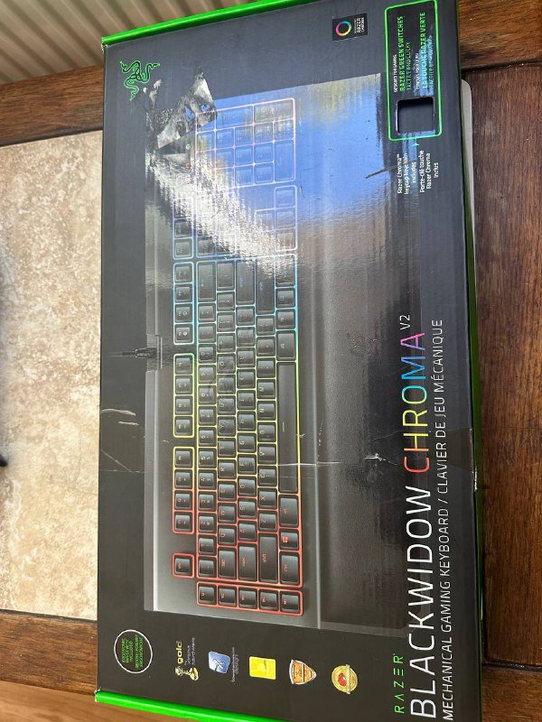 Клавиатура Razer Blackwidow Chroma V2 на Green Switches