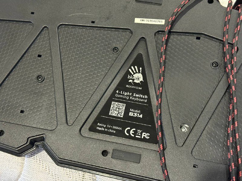 Клавиатура bloody игровая Model B314 3