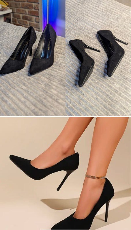 Красные стрипы, туфли с прозрачной подошвой, черные туфли лодочки, черные блестящие туфли 36 размера 3