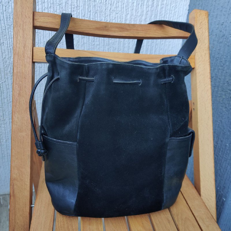 Сумка из замши и кожи Claude Gerard 3