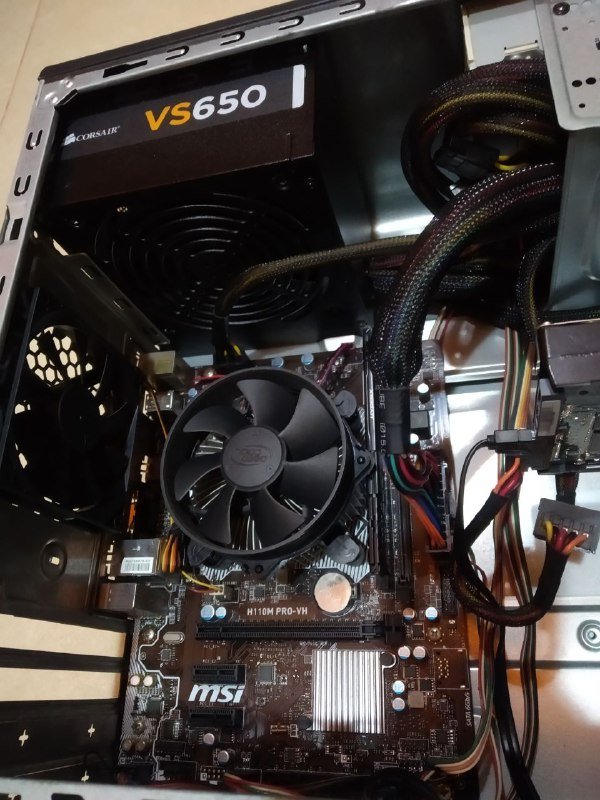 Компьютер системный блок материнская плата Intel i5 HDD монитор 2