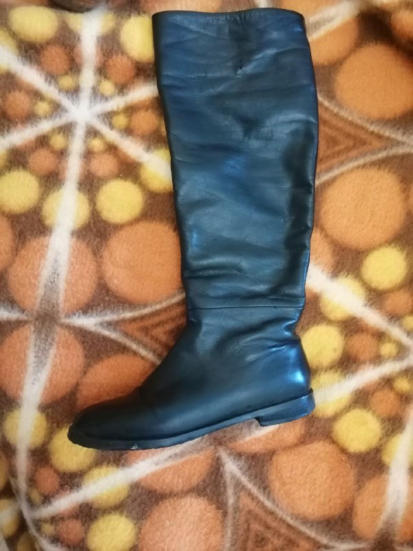 Кожаные сапоги женские размер 39-40 3