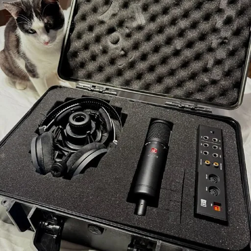 Аудиоинтерфейс NI Komplete Audio 6 MK2, наушники ATH-R70x, микрофон sE2200