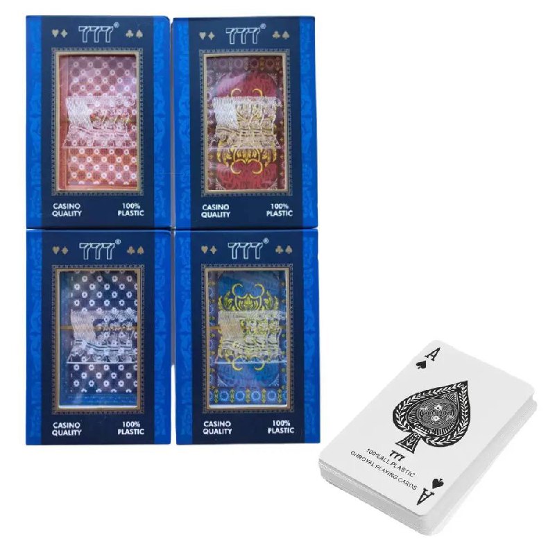 Пластиковые игральные карты 1
