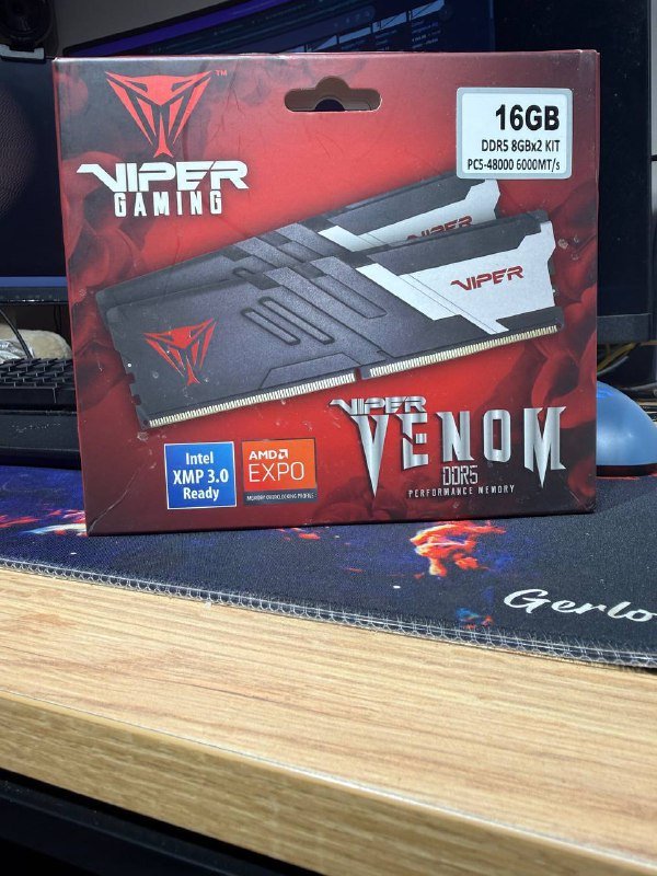 Patriot Viper Gaming DDR5 16GB (2x8) 6000 mhz 2