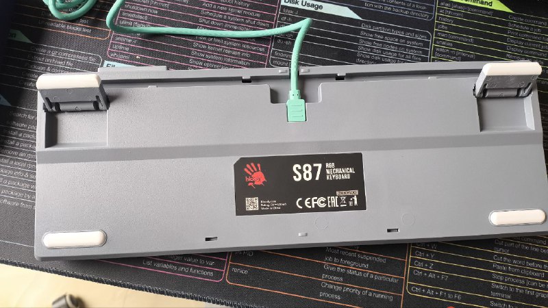 Клавиатура Bloody, мембранная клавиатура с русско-украинской раскладкой 6