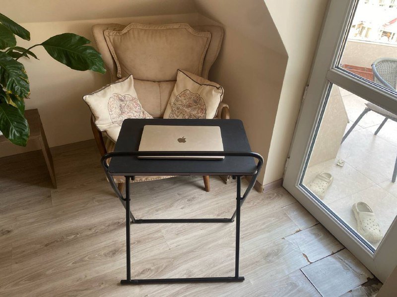 черный складной столик 3