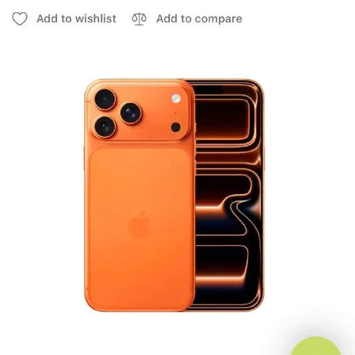 iPhone 17 Pro Max, 512 GB, Cosmic Orange