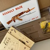 3Д деревянный конструктор AK-47 2