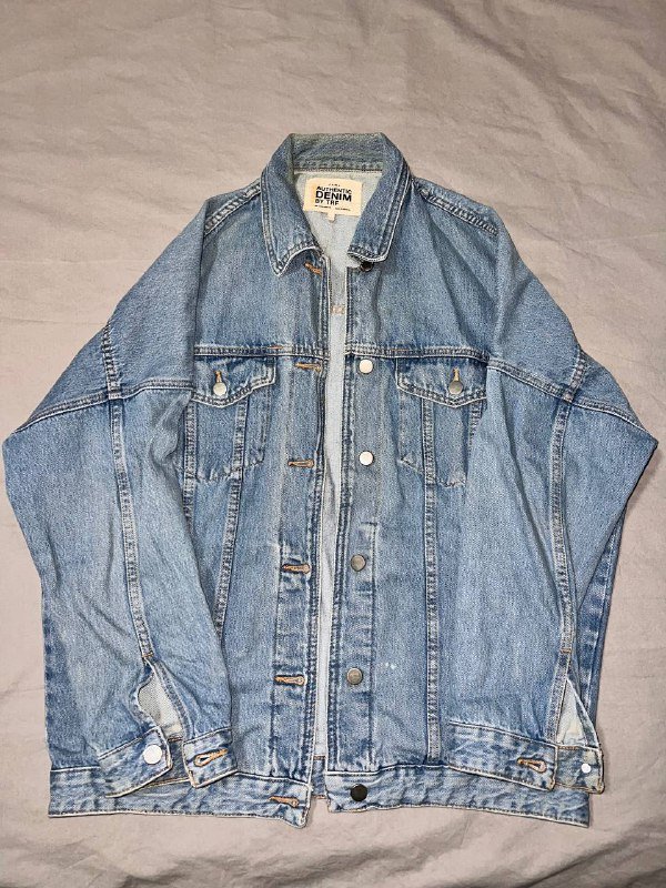 Джинсовая куртка оверсайз Zara