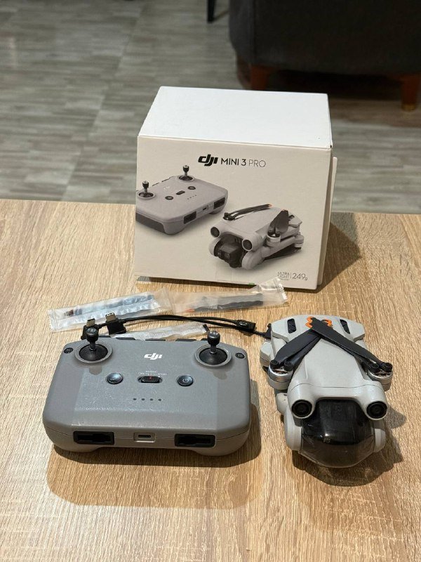 DJI Mini 3 Pro дрон, пульт, аккумулятор, microSD