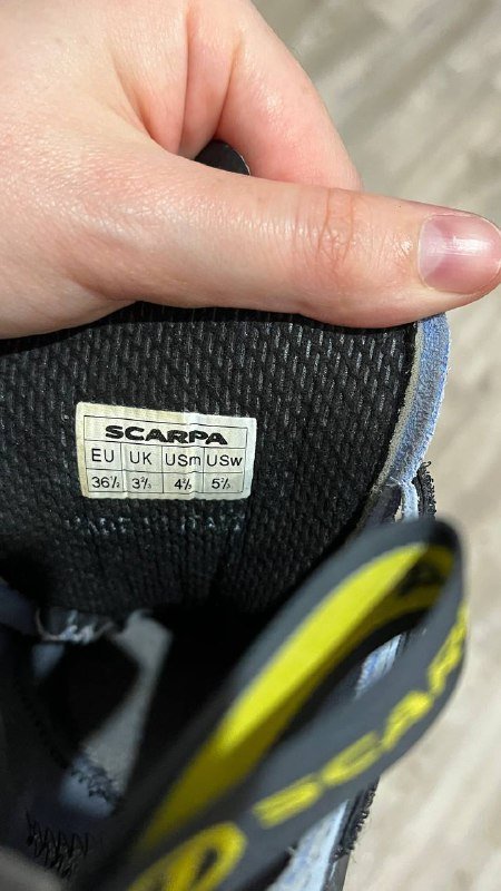 Скальные туфли Scarpa Veloce 36.5 EU 5