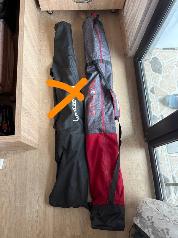 Чехлы для лыж Wedze, горнолыжные носки розовые 35–38 2