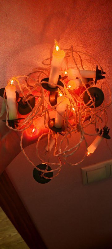 Гирлянды светодиодные и советские 8