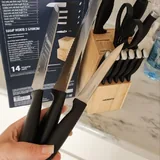Набор ножей с подставкой, ножницами и точилкой 3