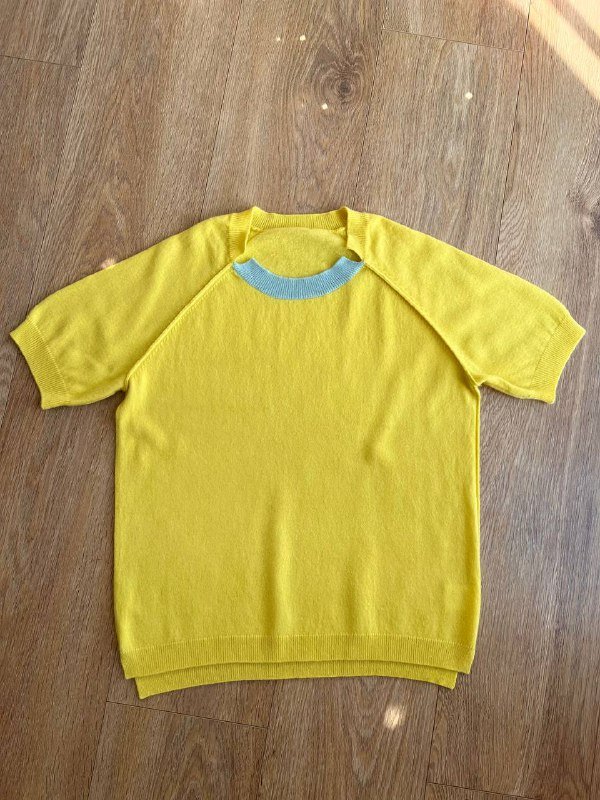 кашемир Marie Lund свитер, бэби альпака свитер Les Racines du Ciel, кашемир джемпер желтый 5