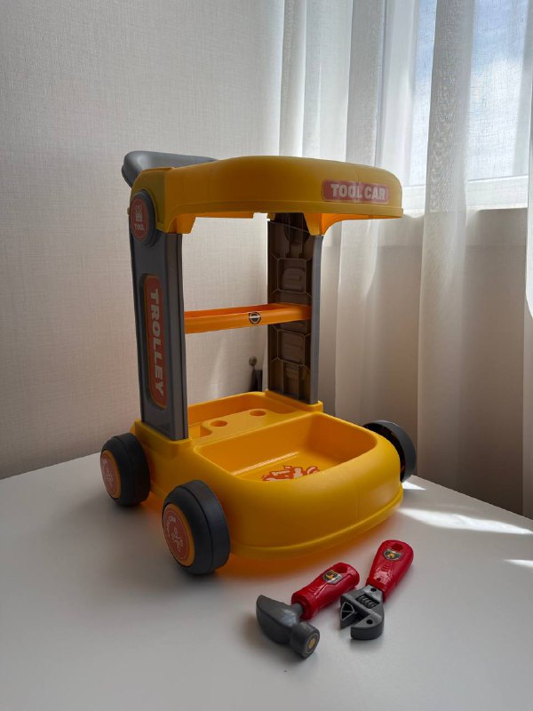 Ходунки-каталка Caretero Spark, детская тележка, игровой трек с машинками 4