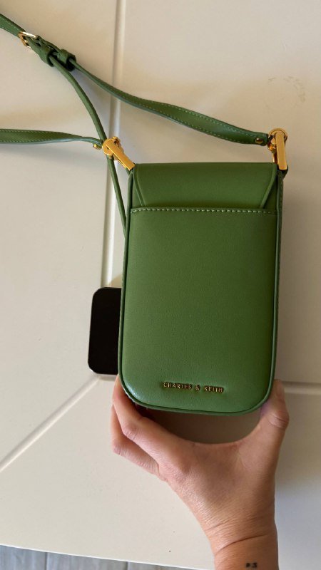 Зеленая сумка CHARLES & KEITH 2