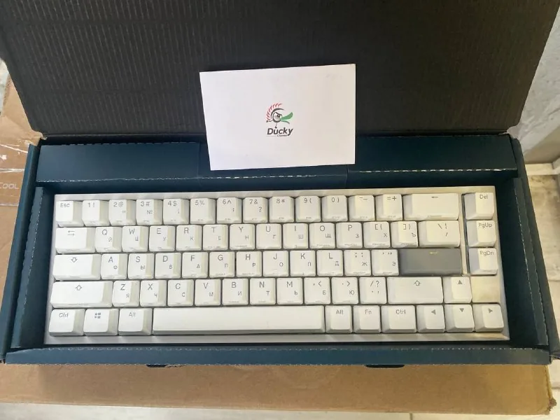Механические клавиатуры Ducky, MSI, Razer, Varmilo, Keychron 1