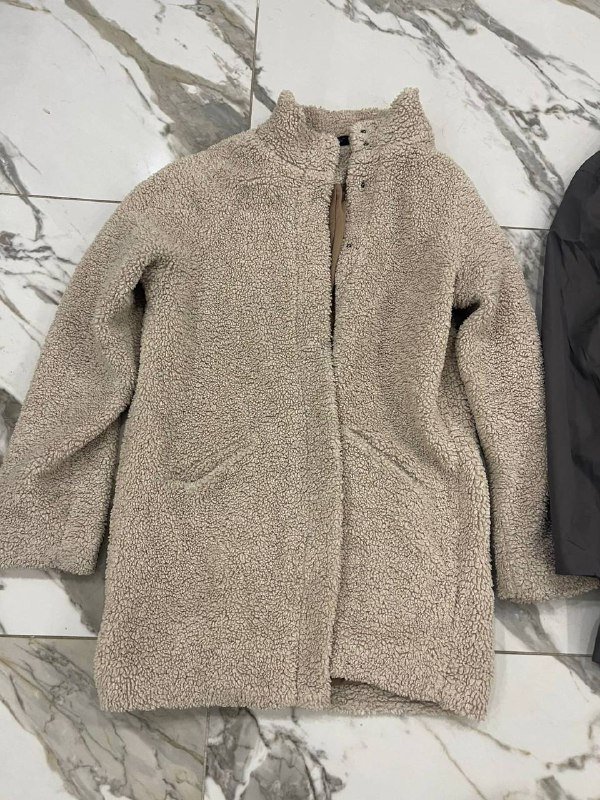 Кожаный жилет, Плюшевая куртка размер М 2