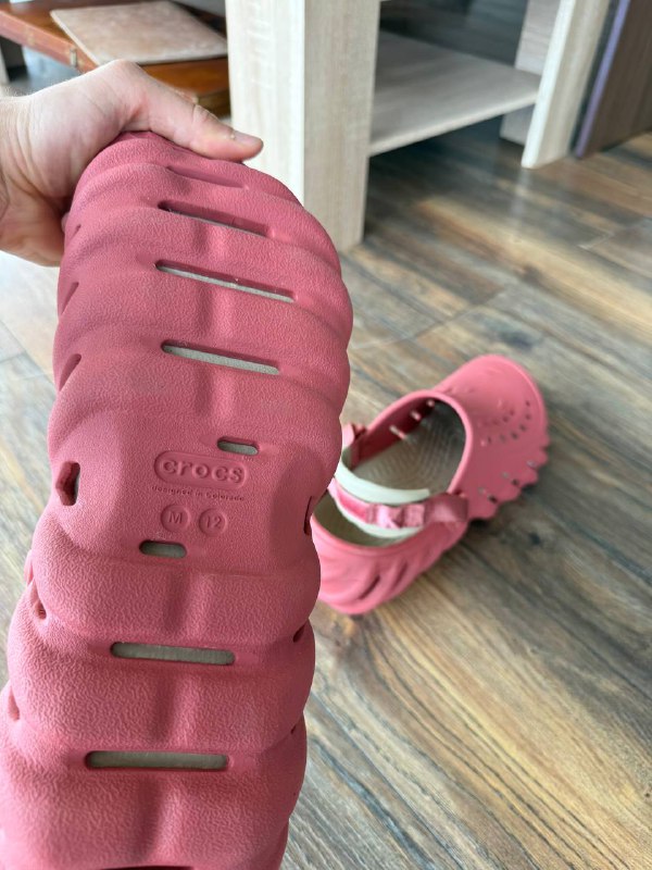 Мужские кроксы 45-46 розовые 4