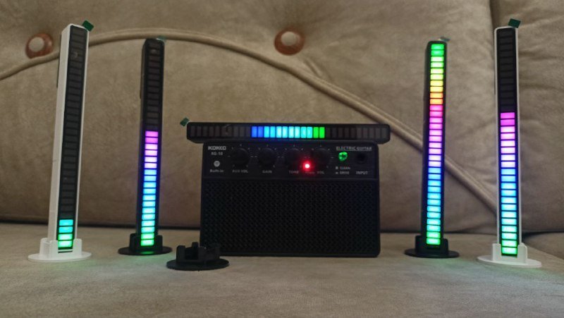 Набор RGB панелей с датчиком звука аккумуляторных 2