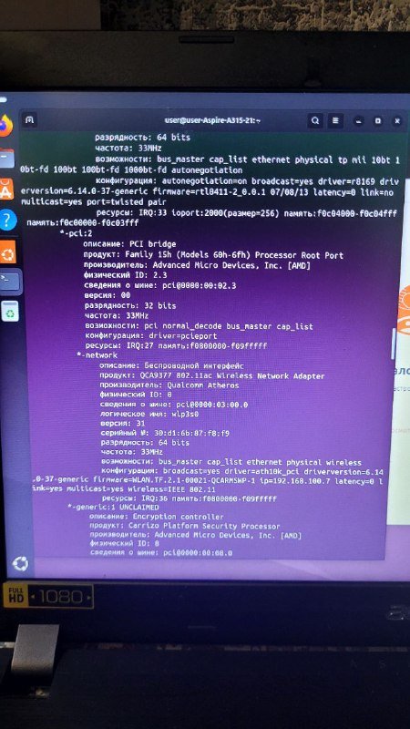 Ноутбук Acer Aspire 3 6