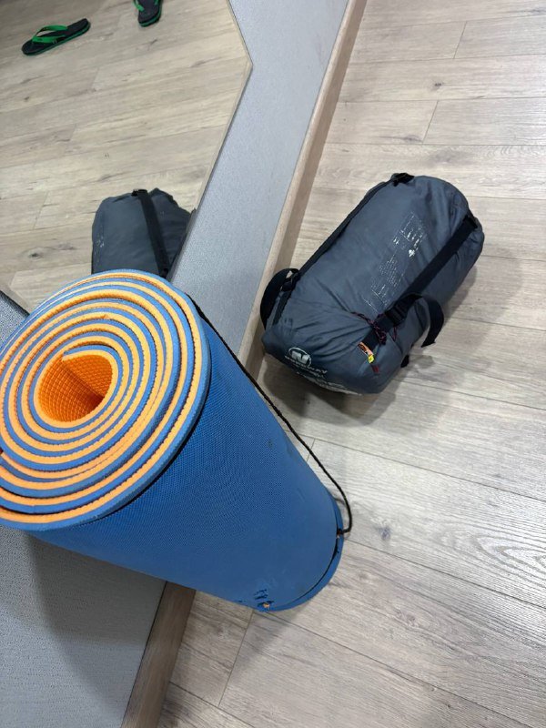 Спальник Alaska Balmax, Спальник Nordwau, две пенки 3