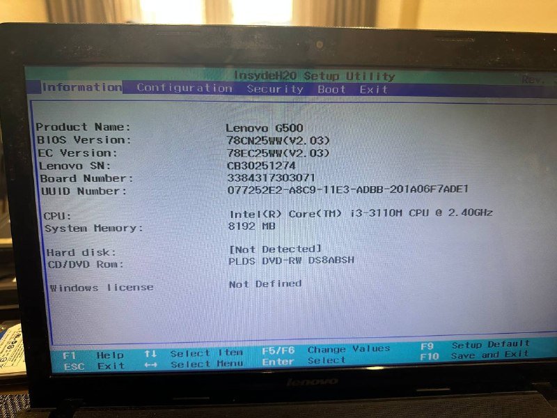 Lenovo G500 ноутбук на запчасти 3