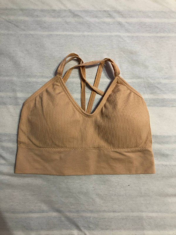 Бежевый лиф без косточек