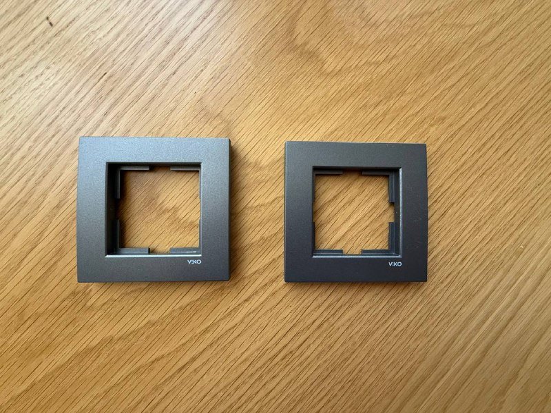 Розетка Viko Karre, выключатель Viko Karre, одиночные рамки Viko 3