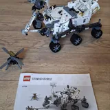 Lego Technic NASA Perseverance Rover, Lego Technic Surface Space Loader, Lego City Lunar Space Station 2