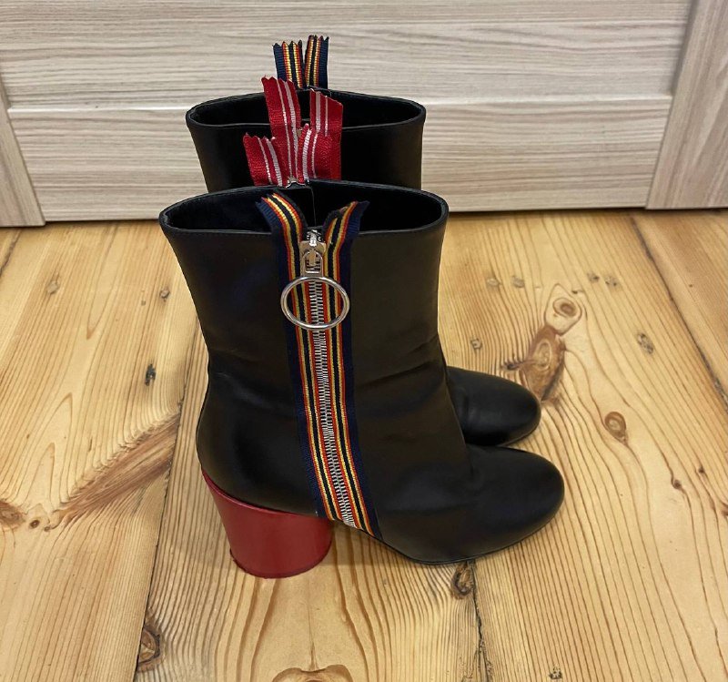 Женские ботильоны из натуральной кожи 37,5 размера 2