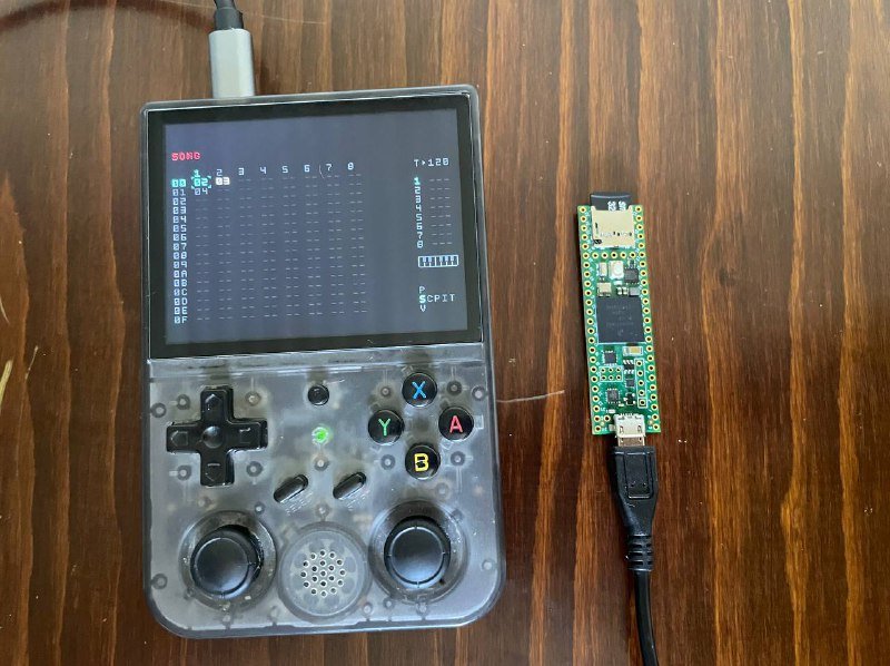 Anbernic rg353v, Teensy 4.1 с сэмплами